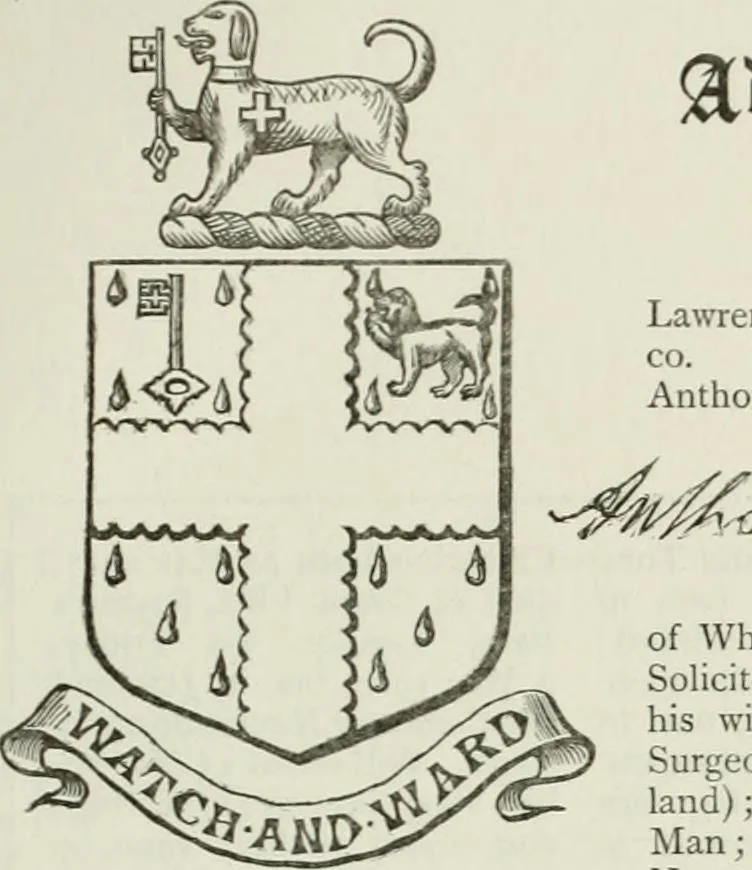 An illustration from Visitation of England and Wales, 1893, leaf 162