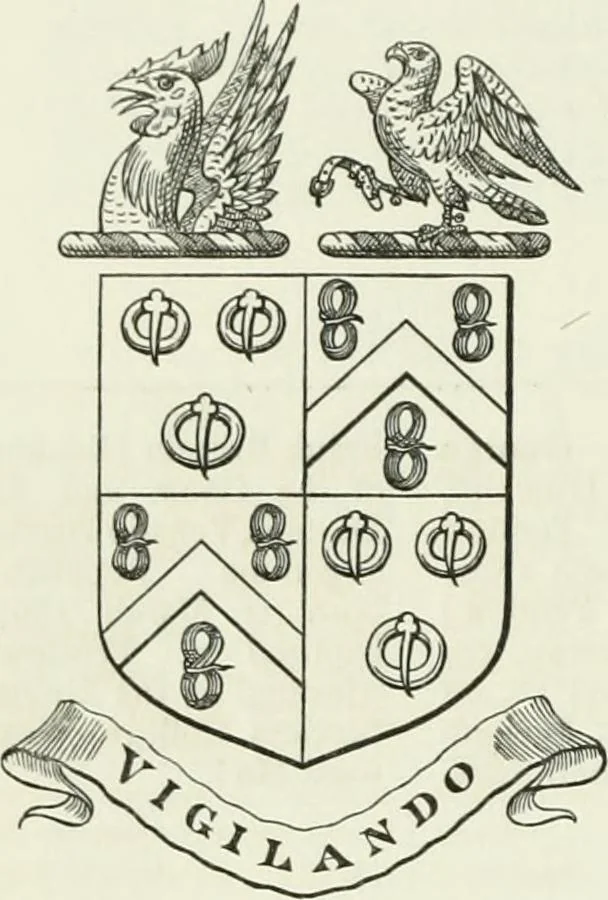 An illustration from Visitation of England and Wales, 1893, leaf 171