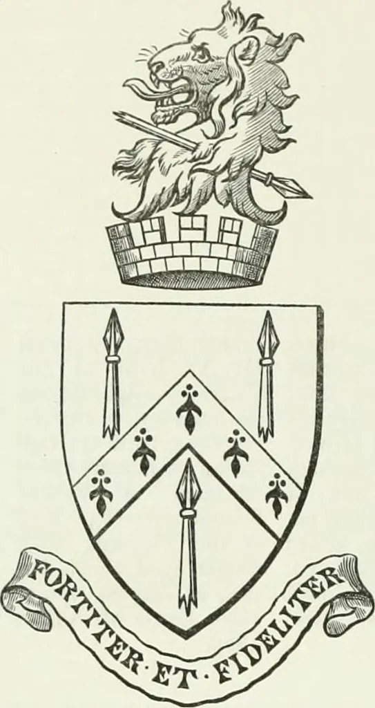 An illustration from Visitation of England and Wales, 1893, leaf 191