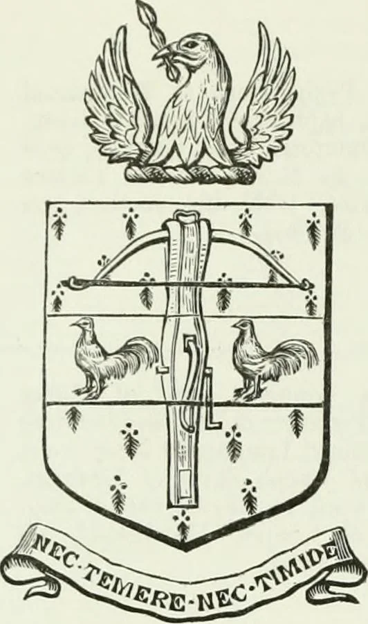 An illustration from Visitation of England and Wales, 1893, leaf 215
