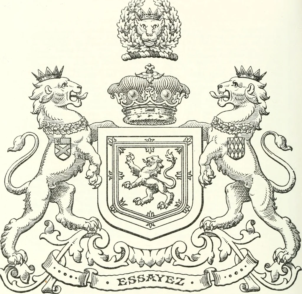 An illustration from Visitation of England and Wales, 1893, leaf 183