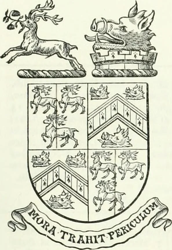 An illustration from Visitation of England and Wales, 1893, leaf 214