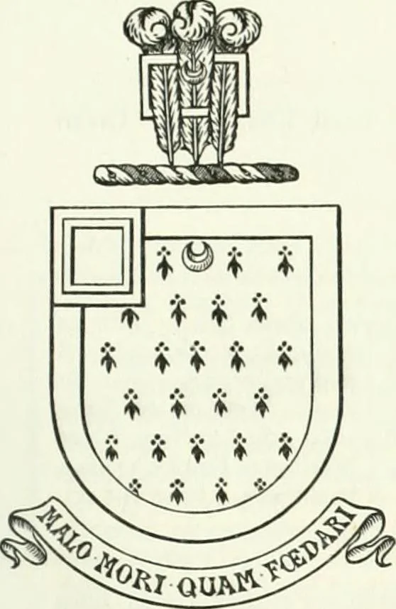 An illustration from Visitation of England and Wales, 1893, leaf 218