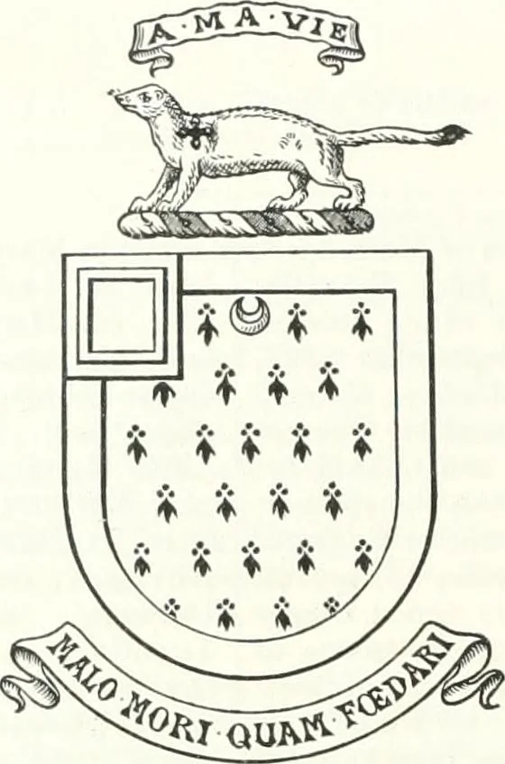 An illustration from Visitation of England and Wales, 1893, leaf 221