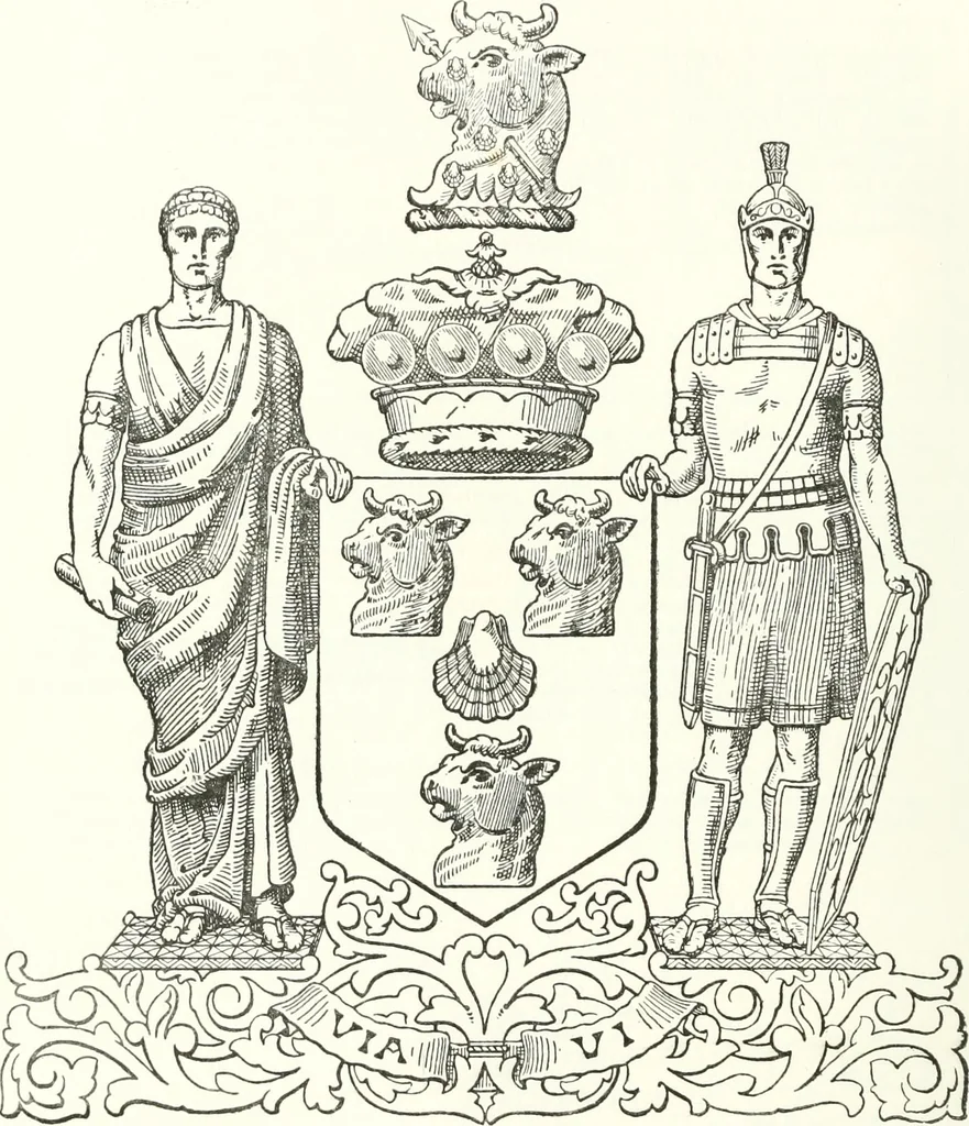 An illustration from Visitation of England and Wales, 1893, leaf 29