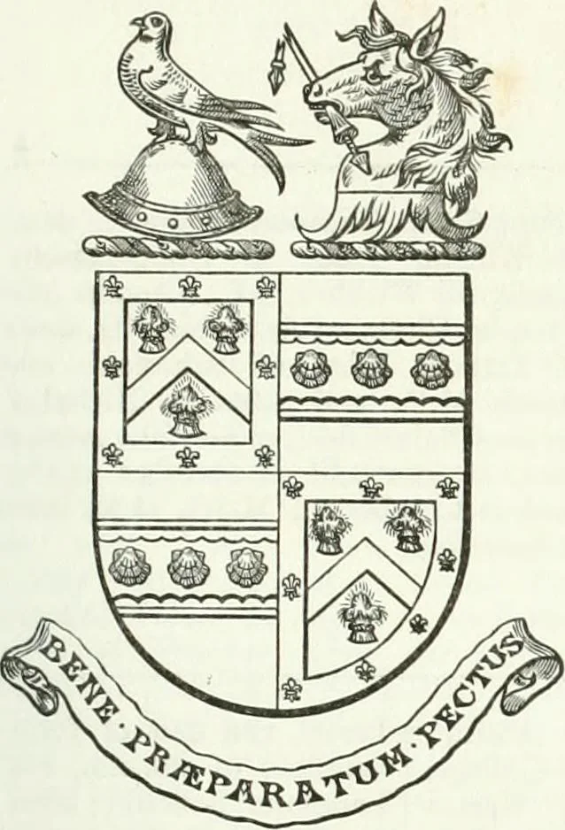 An illustration from Visitation of England and Wales, 1893, leaf 48