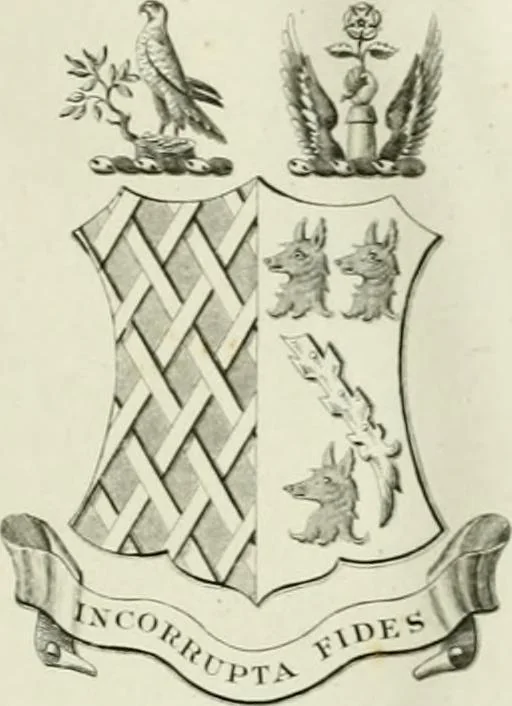 An illustration from Visitation of England and Wales, 1893, leaf 154