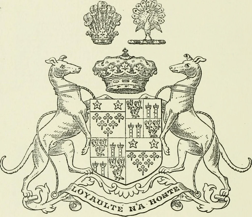 An illustration from Visitation of England and Wales, 1893, leaf 27