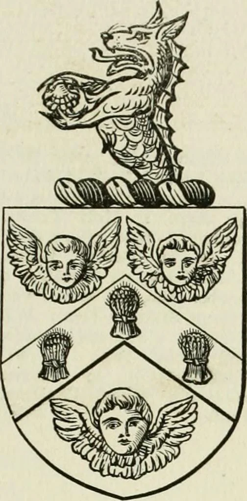 An illustration from Visitation of England and Wales, 1893, leaf 56