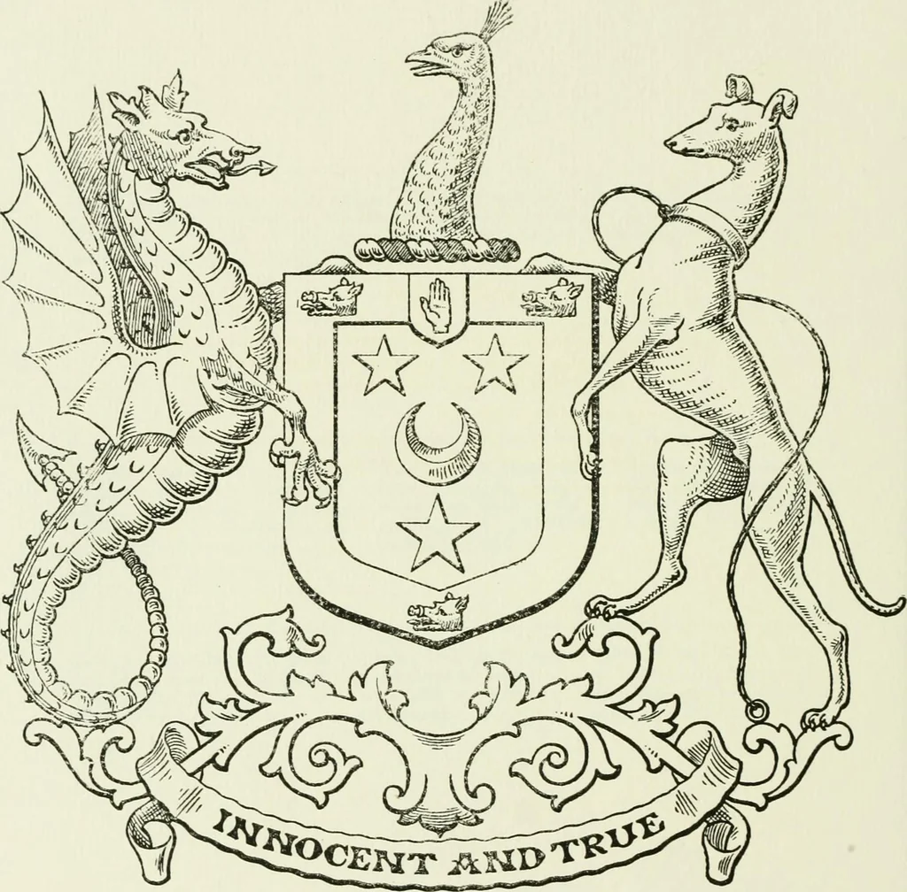 An illustration from Visitation of England and Wales, 1893, leaf 71