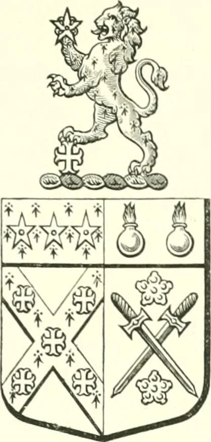 An illustration from Visitation of England and Wales, 1893, leaf 12