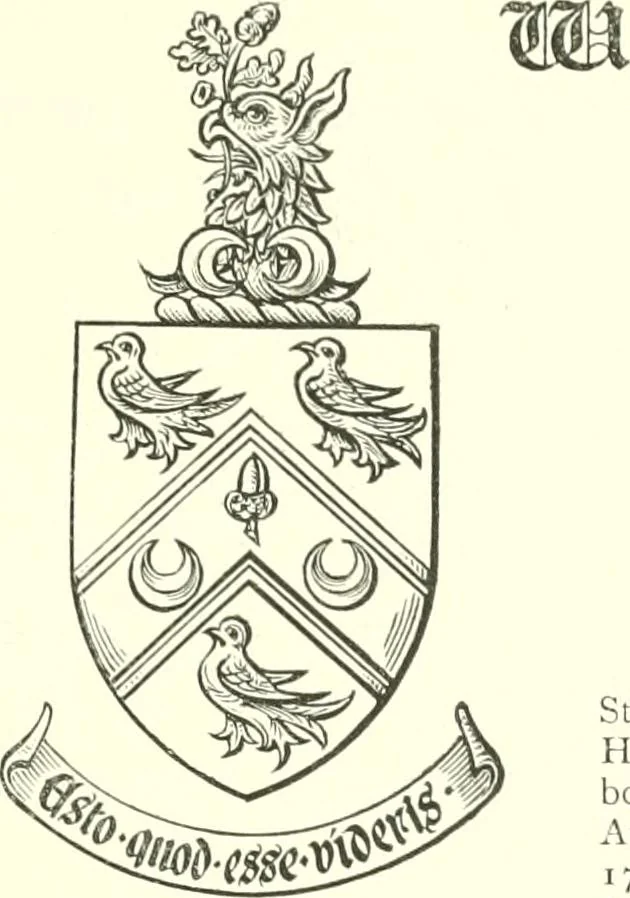 An illustration from Visitation of England and Wales, 1893, leaf 124