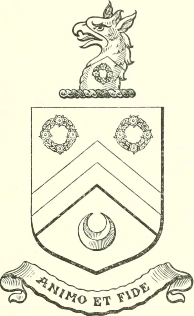 An illustration from Visitation of England and Wales, 1893, leaf 128