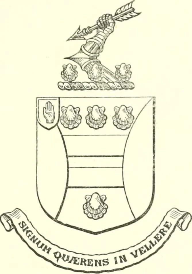 An illustration from Visitation of England and Wales, 1893, leaf 164