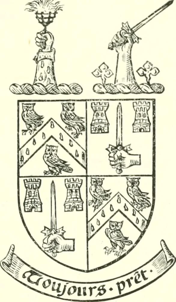 An illustration from Visitation of England and Wales, 1893, leaf 202