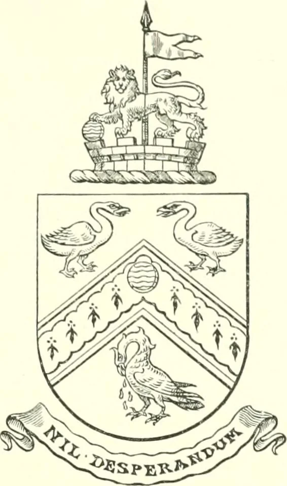 An illustration from Visitation of England and Wales, 1893, leaf 206