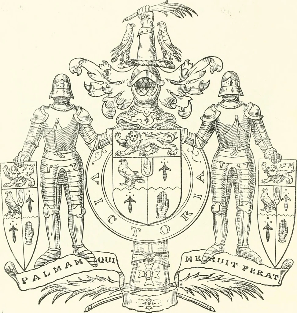 An illustration from Visitation of England and Wales, 1893, leaf 37