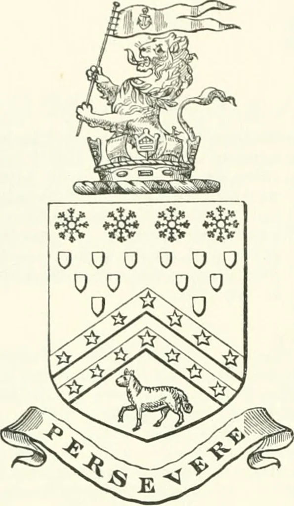 An illustration from Visitation of England and Wales, 1893, leaf 51