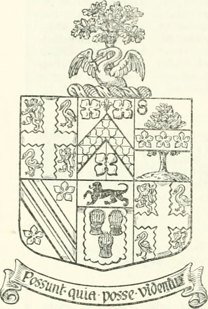 An illustration from Visitation of England and Wales, 1893, leaf 65