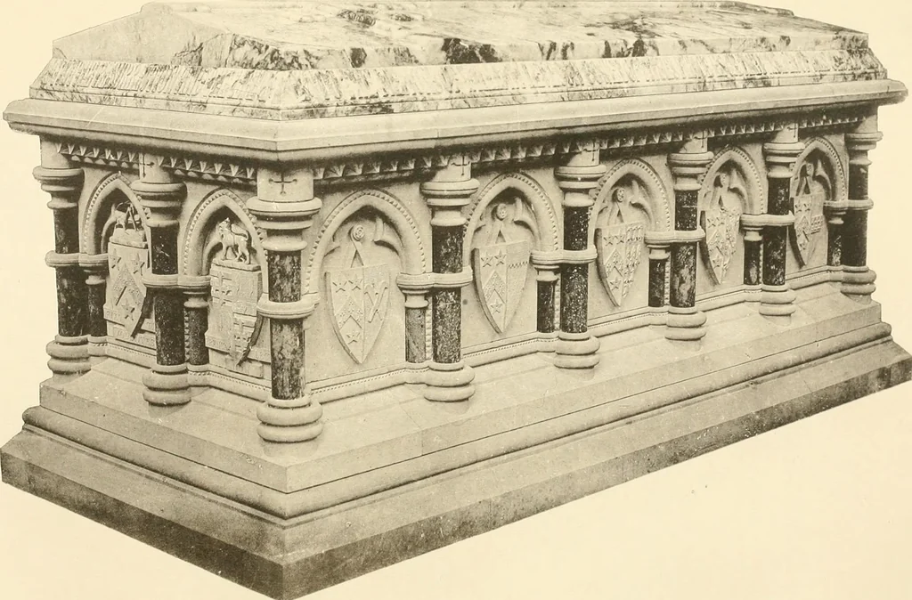 An illustration from Visitation of England and Wales, 1893, leaf 117