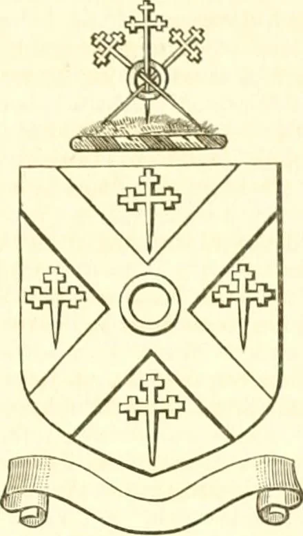 An illustration from Visitation of England and Wales, 1893, leaf 128