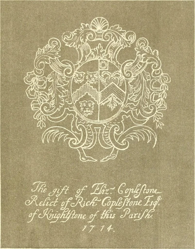 An illustration from Visitation of England and Wales, 1893, leaf 14