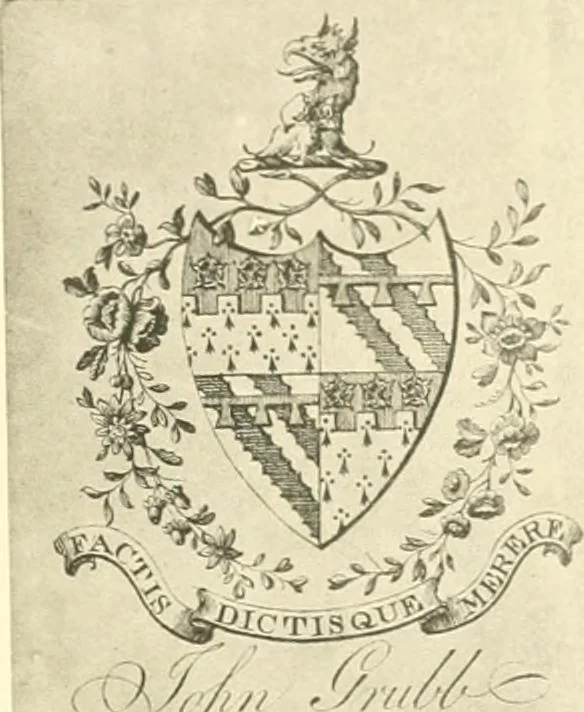 An illustration from Visitation of England and Wales, 1893, leaf 158