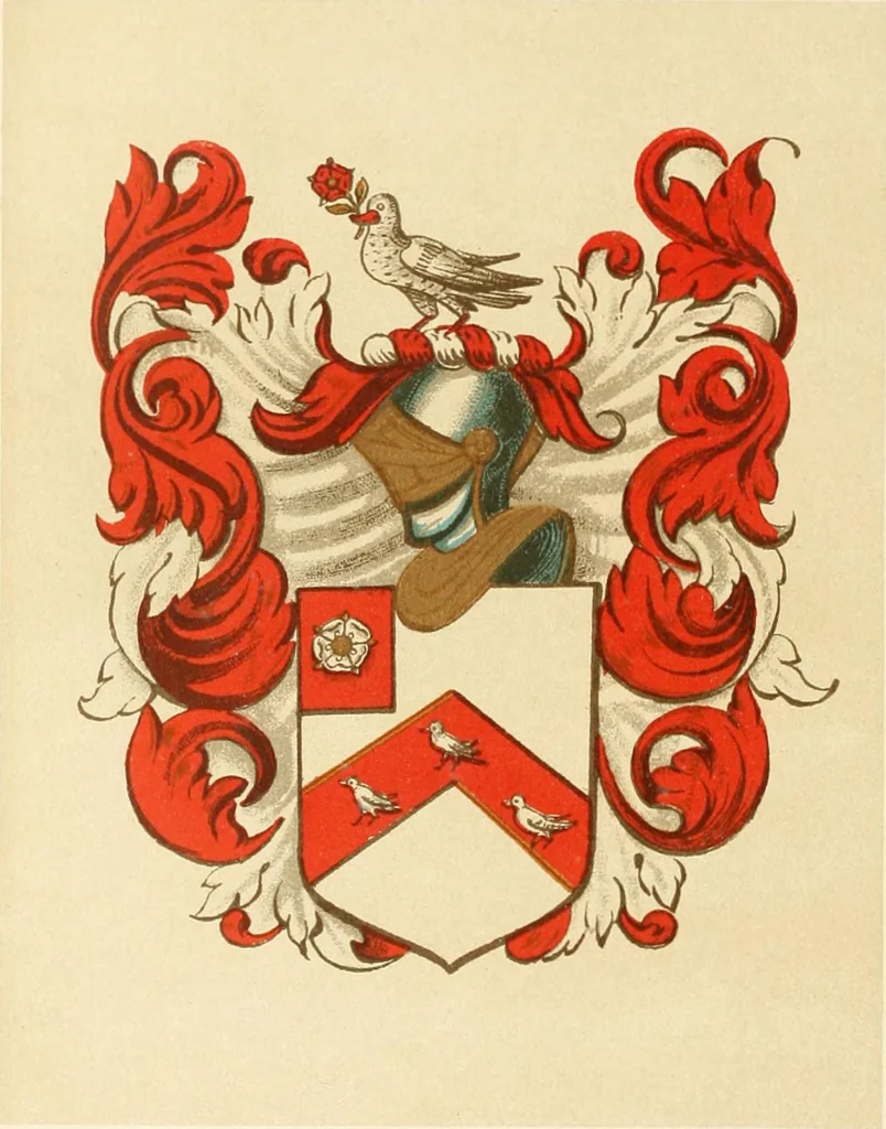 An illustration from Visitation of England and Wales, 1893, leaf 163