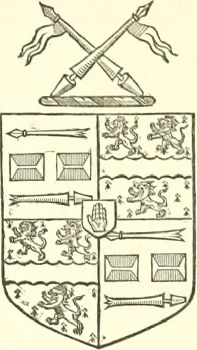 An illustration from Visitation of England and Wales, 1893, leaf 176