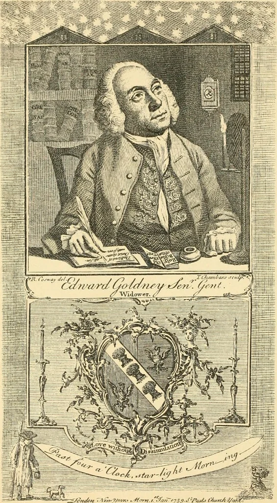 An illustration from Visitation of England and Wales, 1893, leaf 71