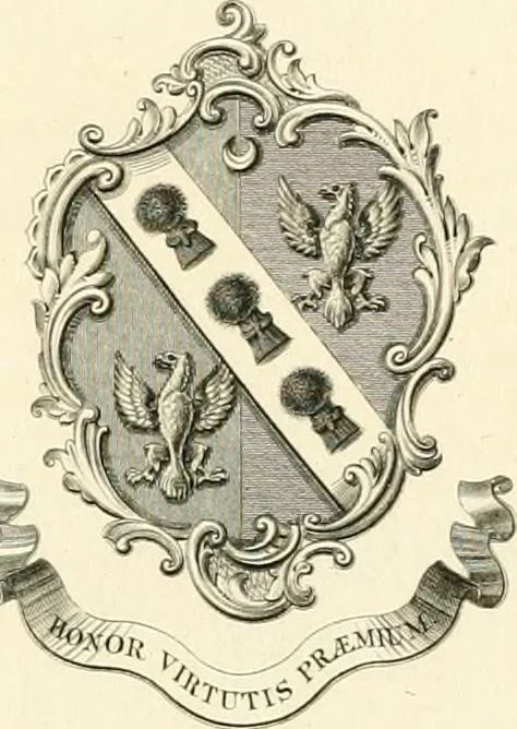 An illustration from Visitation of England and Wales, 1893, leaf 75
