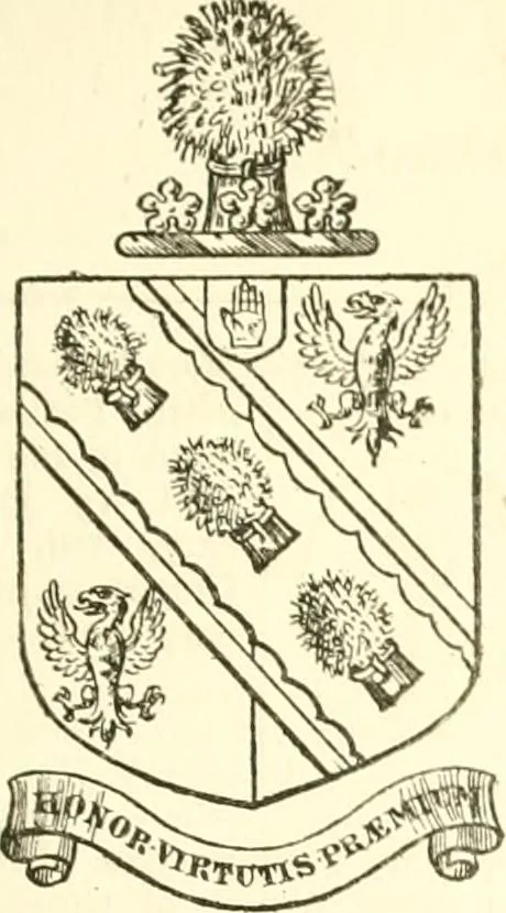 An illustration from Visitation of England and Wales, 1893, leaf 76