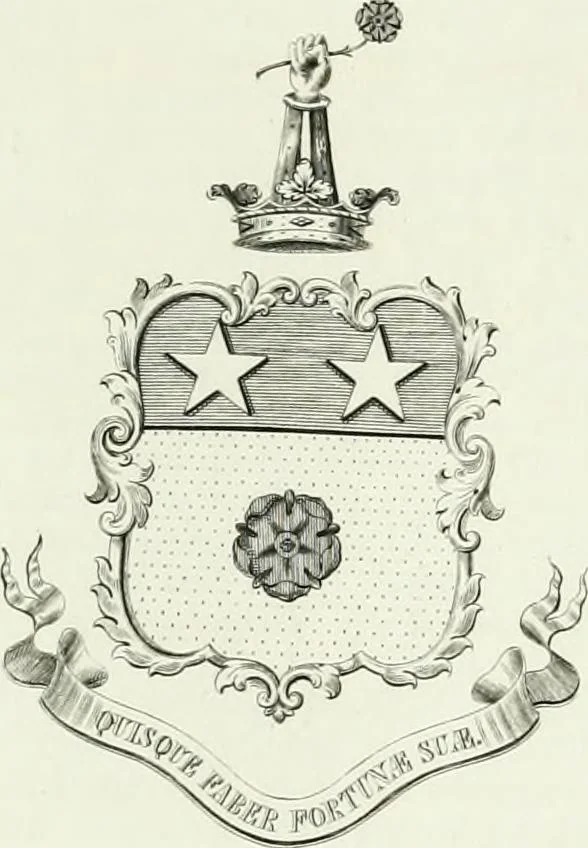 An illustration from Visitation of England and Wales, 1893, leaf 154