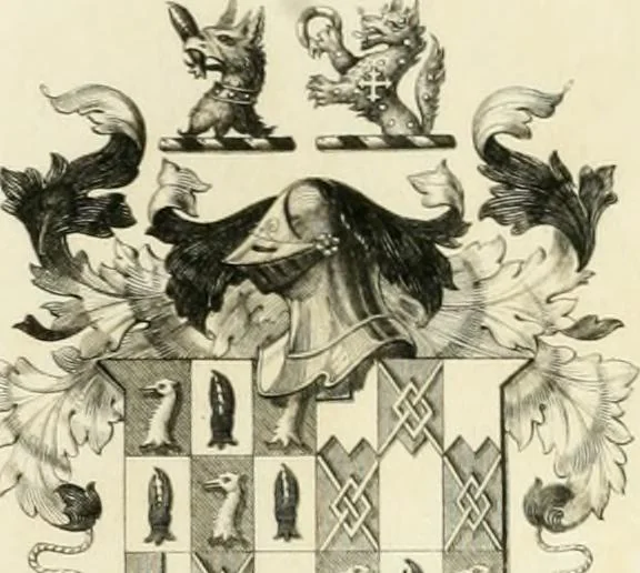 An illustration from Visitation of England and Wales, 1893, leaf 165