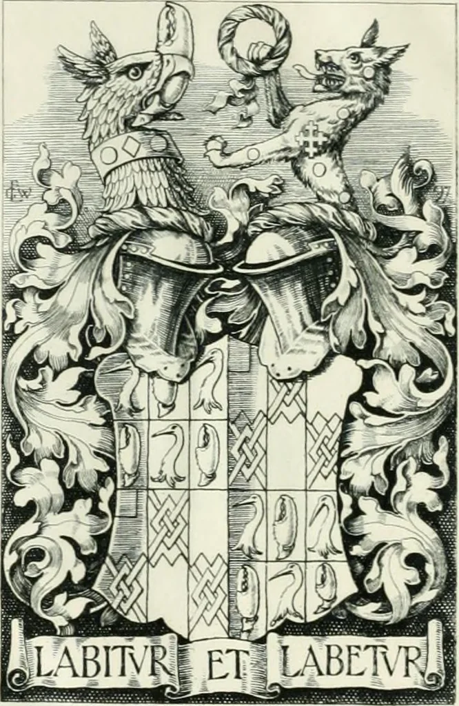 An illustration from Visitation of England and Wales, 1893, leaf 167