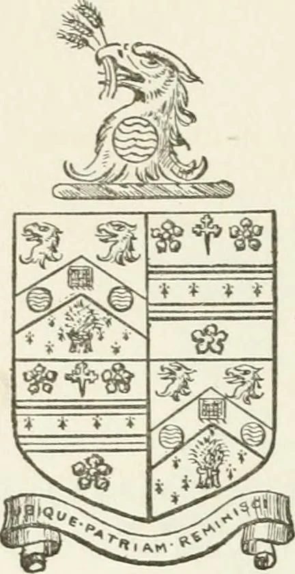 An illustration from Visitation of England and Wales, 1893, leaf 171