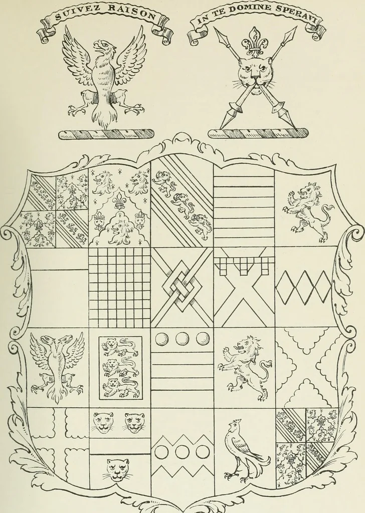 An illustration from Visitation of England and Wales, 1893, leaf 178