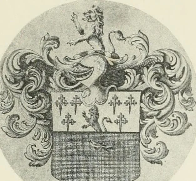 An illustration from Visitation of England and Wales, 1893, leaf 182