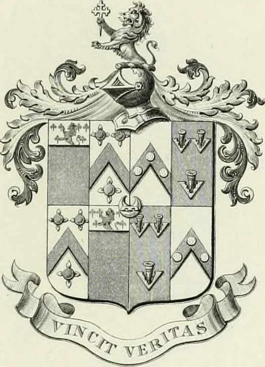 An illustration from Visitation of England and Wales, 1893, leaf 184
