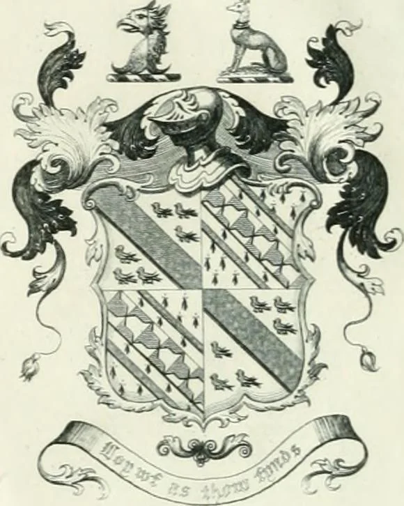 An illustration from Visitation of England and Wales, 1893, leaf 25