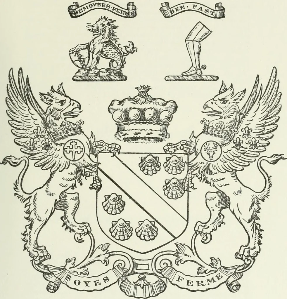 An illustration from Visitation of England and Wales, 1893, leaf 80