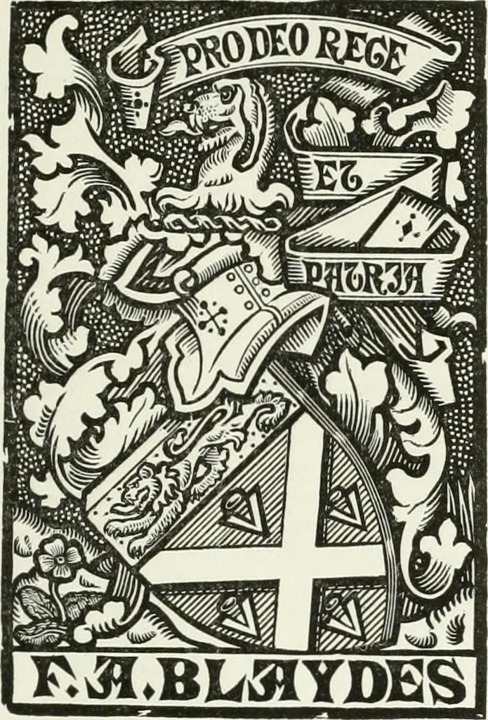 An illustration from Visitation of England and Wales, 1893, leaf 86