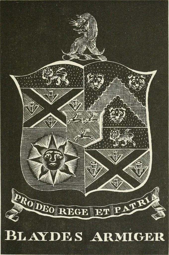 An illustration from Visitation of England and Wales, 1893, leaf 92
