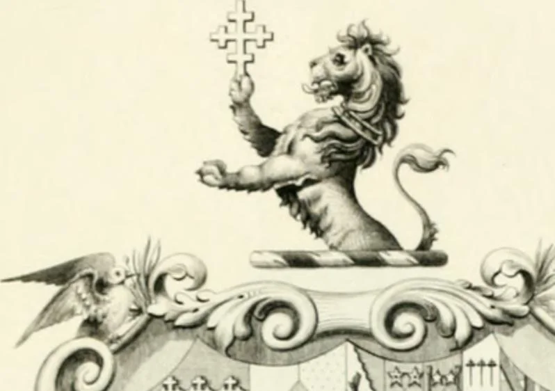An illustration from Visitation of England and Wales, 1893, leaf 118