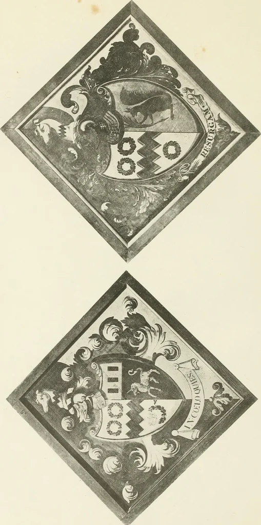 An illustration from Visitation of England and Wales, 1893, leaf 169