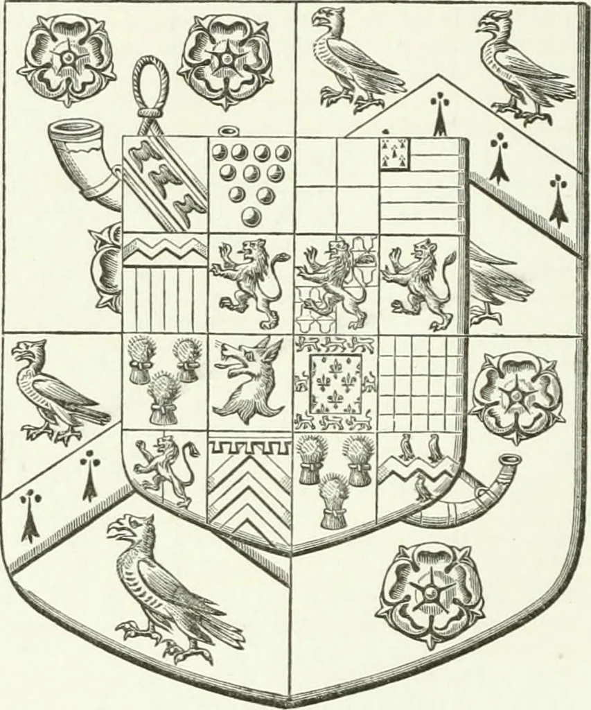 An illustration from Visitation of England and Wales, 1893, leaf 21