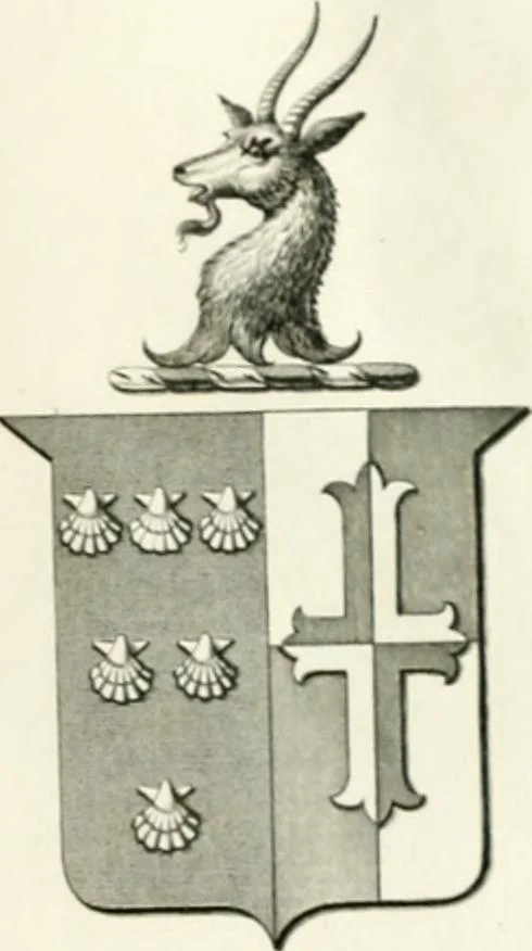 An illustration from Visitation of England and Wales, 1893, leaf 34