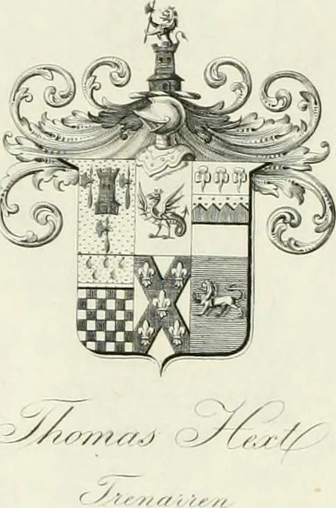 An illustration from Visitation of England and Wales, 1893, leaf 77