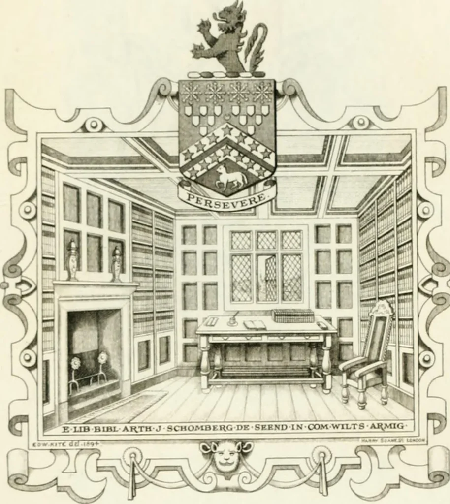 An illustration from Visitation of England and Wales, 1893, leaf 96