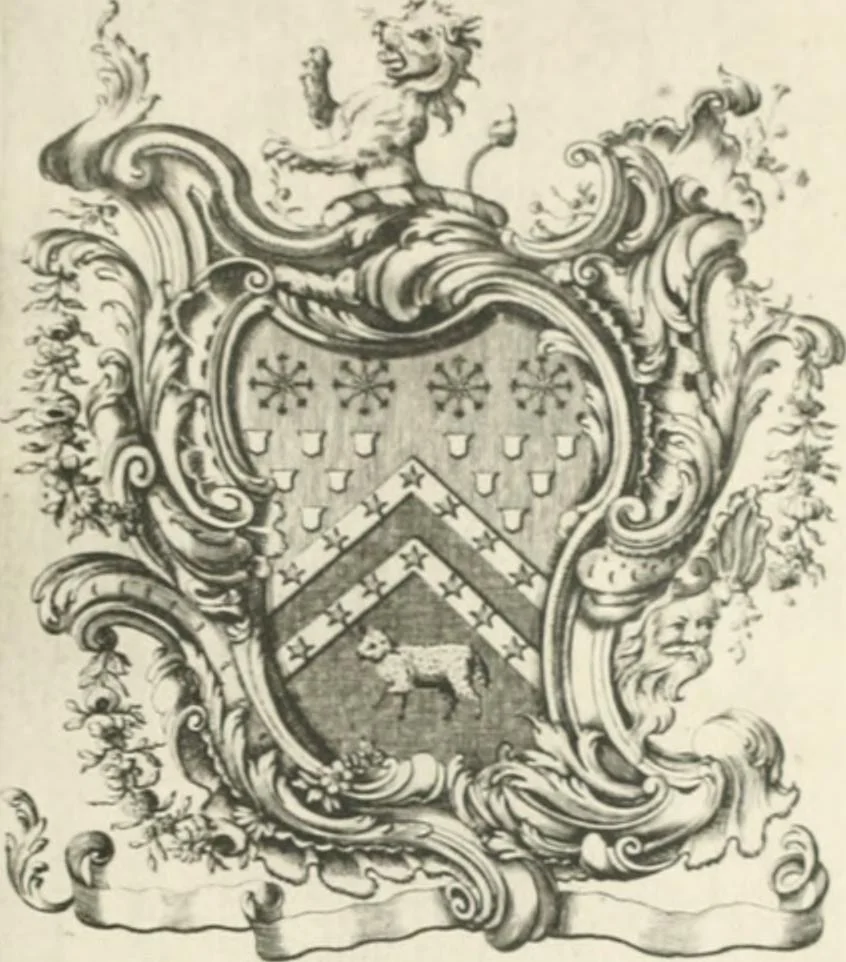 An illustration from Visitation of England and Wales, 1893, leaf 98
